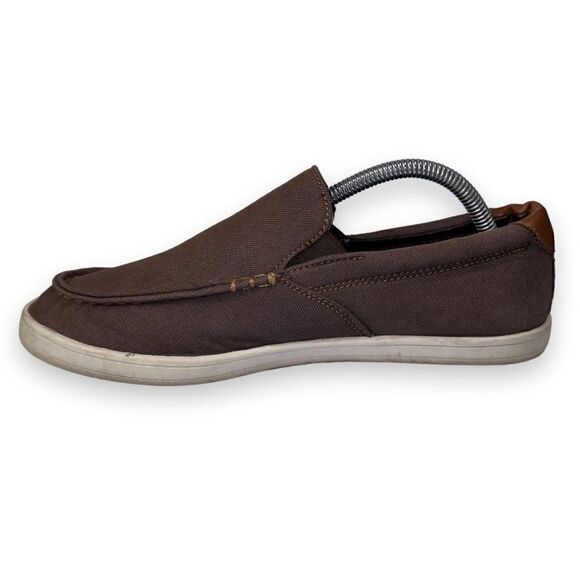 Levi's Casual Slip-on Comfort Canvas Loafers Brown 51825209B Men's 8.5 - Picture 6 of 11